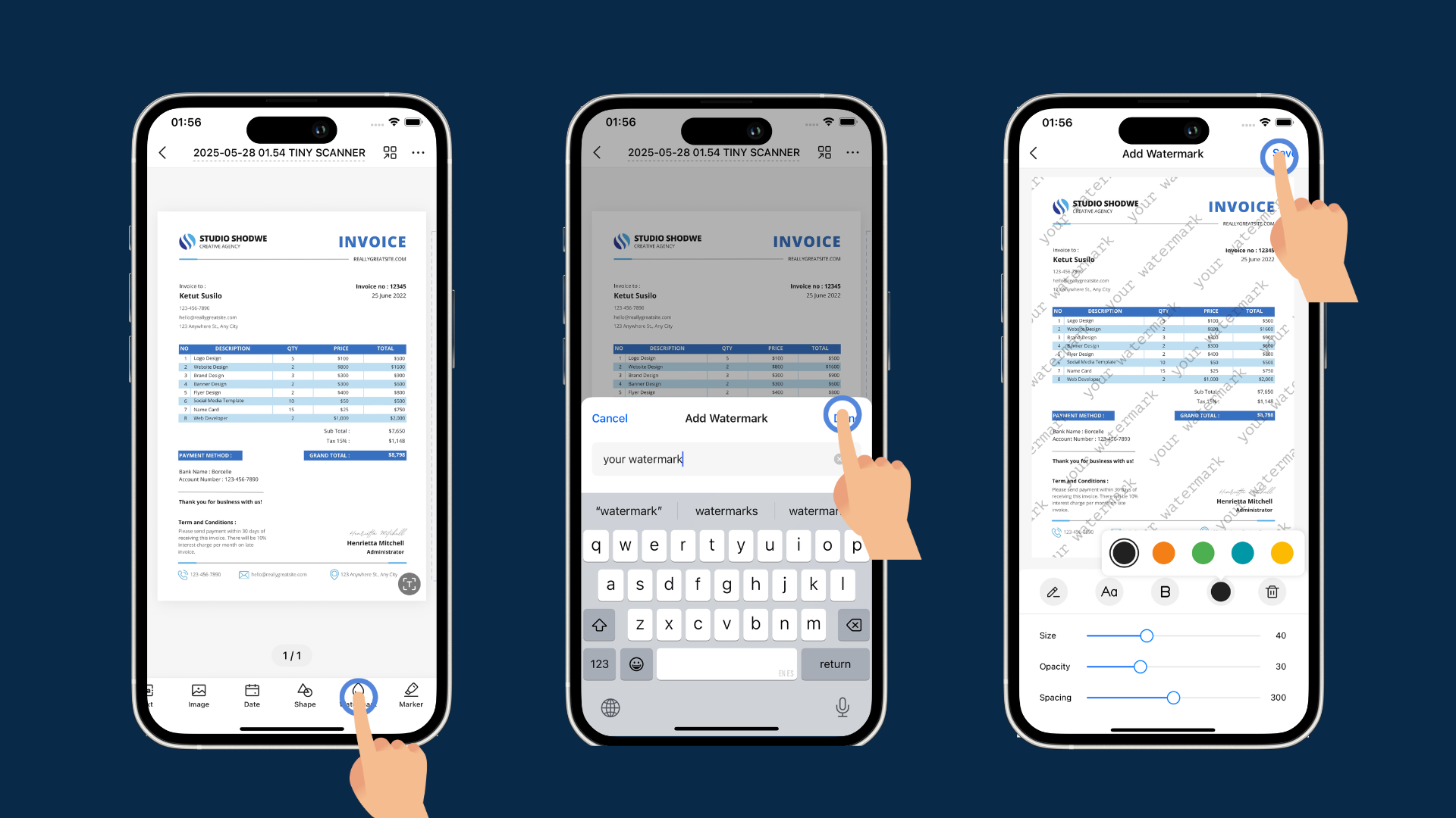 How to Add a Watermark